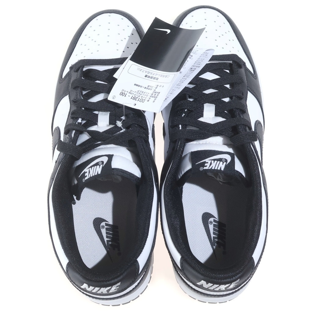 NIKE(ナイキ) DUNK LOW RETRO WHITE BLACK DD1391-100 ダンク レトロ パンダ ローカットスニーカー ホワイト/ブラック US10/28cm DD1391-100