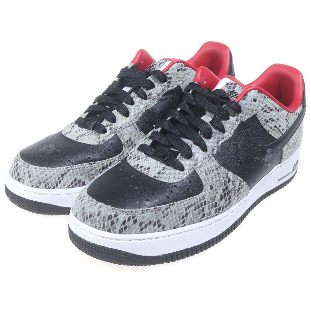 NIKE(ナイキ) BY YOU AIR FORCE 1 LOW CT3761-991 バイユー エアフォース1 ローカットスニーカー ブラック/レッド US10/28cm