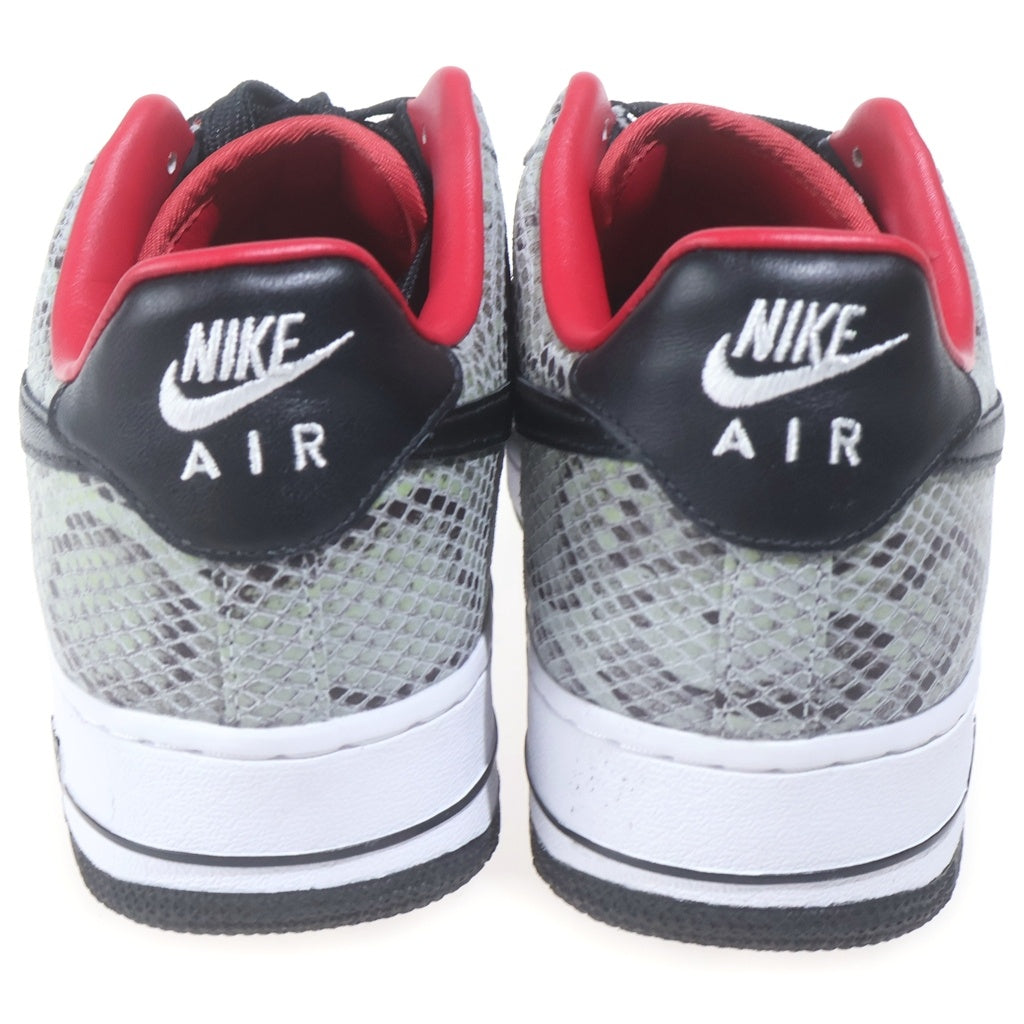 NIKE(ナイキ) BY YOU AIR FORCE 1 LOW CT3761-991 バイユー エアフォース1 ローカットスニーカー ブラック/レッド US10/28cm