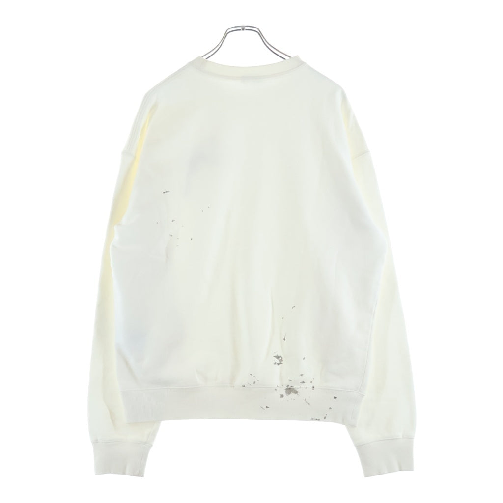 DIOR(ディオール) ×CACTUS JACK TRAVIS SCOTT 283J679A0531 カクタスジャック トラヴィス スコット ペイント加工スウェット トレーナー ホワイト
