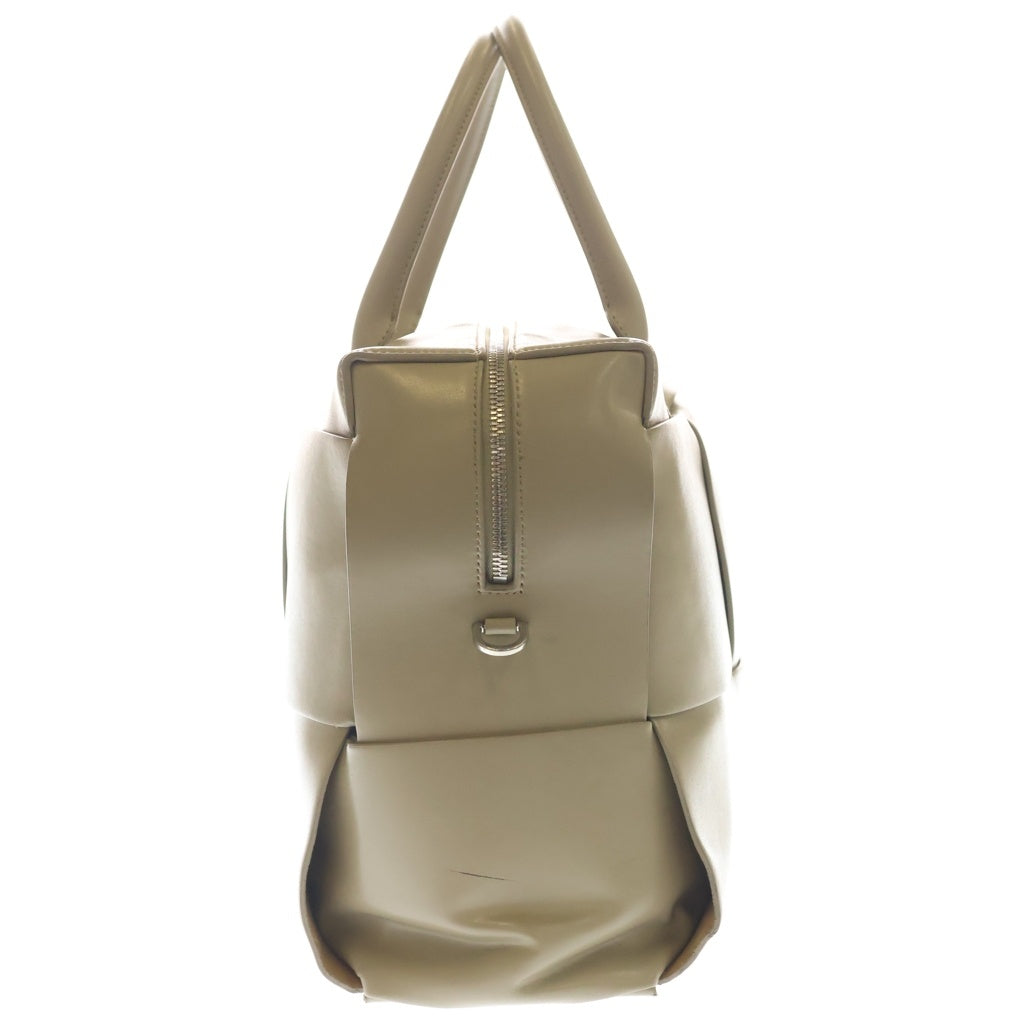 BOTTEGA VENETA(ボッテガヴェネタ) ザ アルコ マキシイントレチャート レザー 2Way ハンドバッグ ベージュ レディース