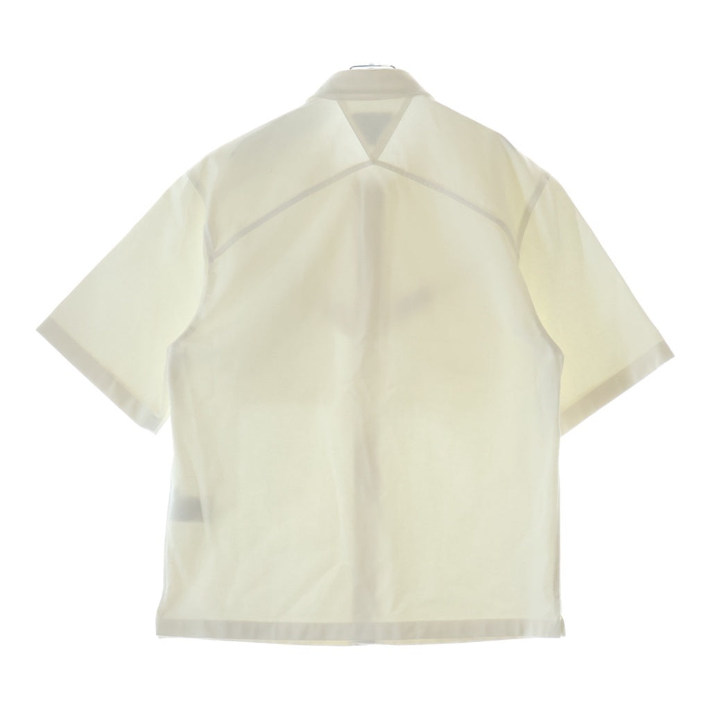 BOTTEGA VENETA(ボッテガヴェネタ) ショートスリーブ 半袖デニムシャツ ジャケット ホワイト 679291 VF4T0