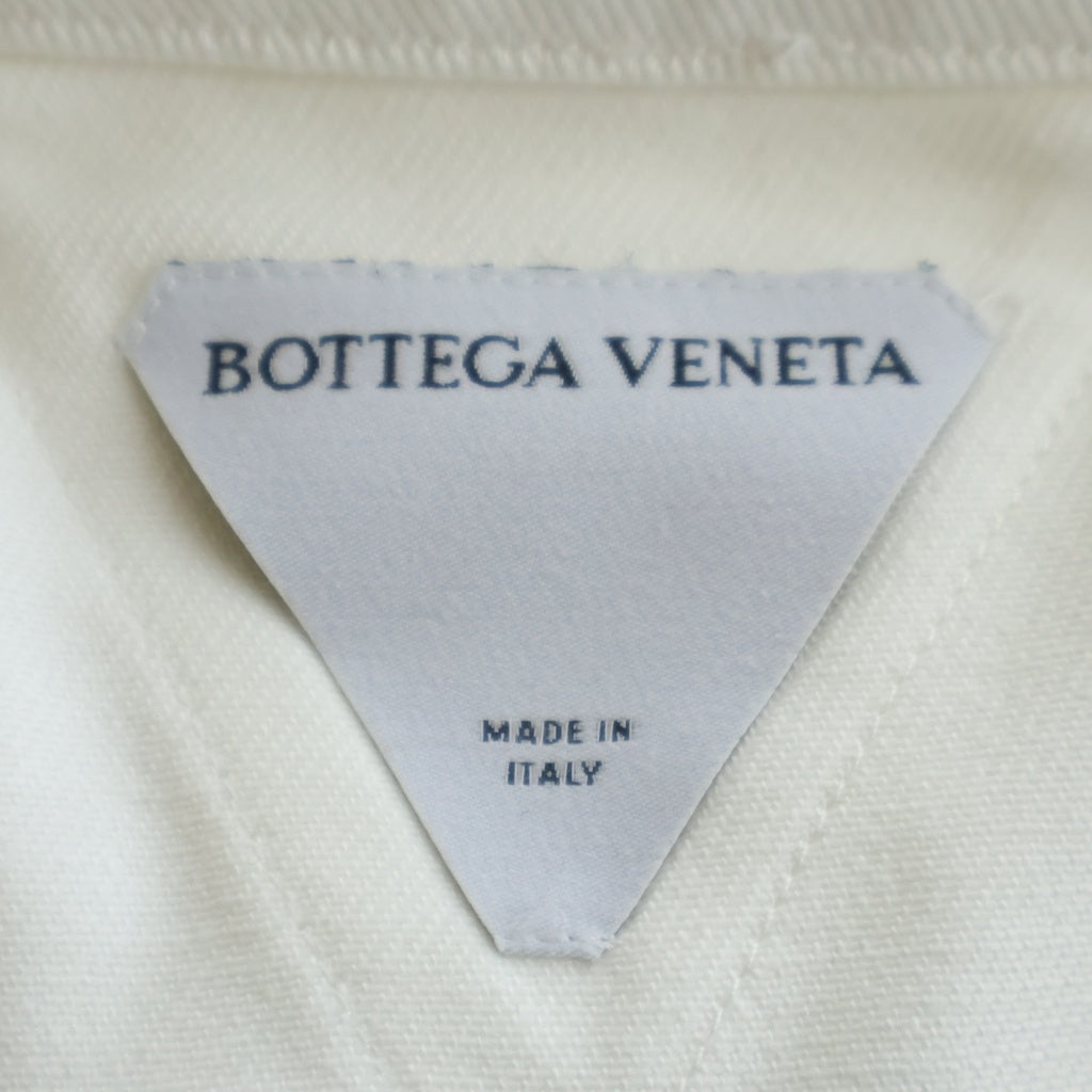 BOTTEGA VENETA(ボッテガヴェネタ) ショートスリーブ 半袖デニムシャツ ジャケット ホワイト 679291 VF4T0