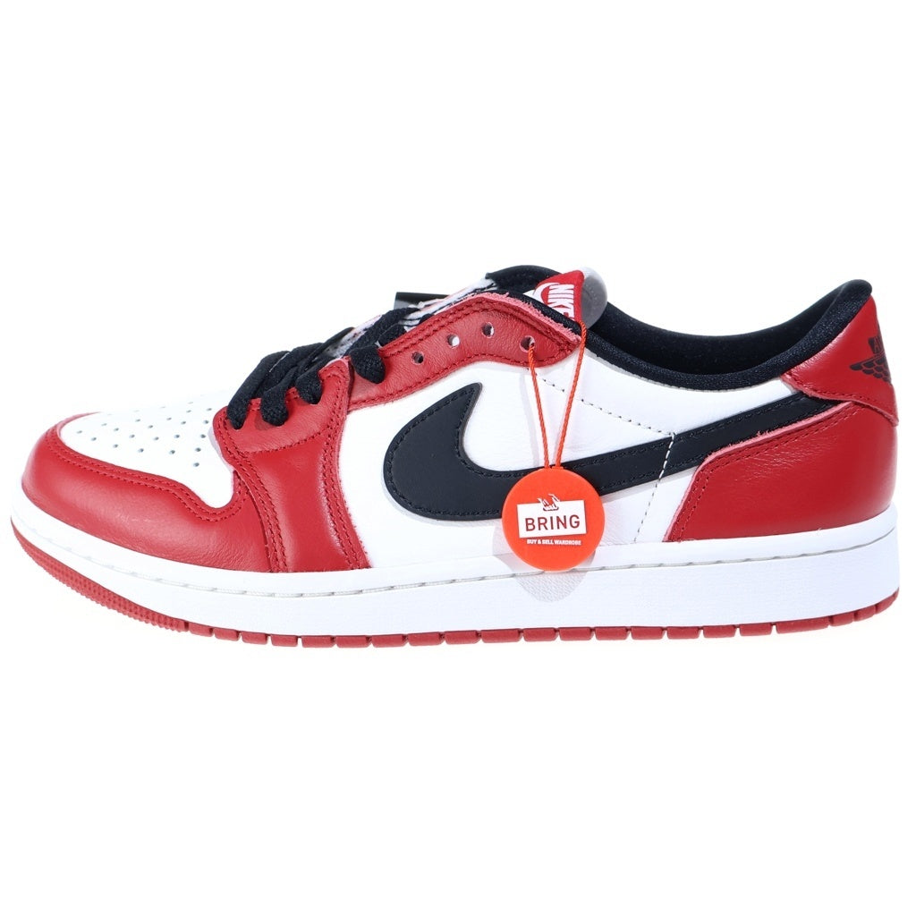 NIKE(ナイキ) AIR JORDAN 1 RETRO LOW OG CHICAGO エアジョーダン1 シカゴ ローカットスニーカー ブラック/ホワイト US9.5/27.5cm HQ6998-600