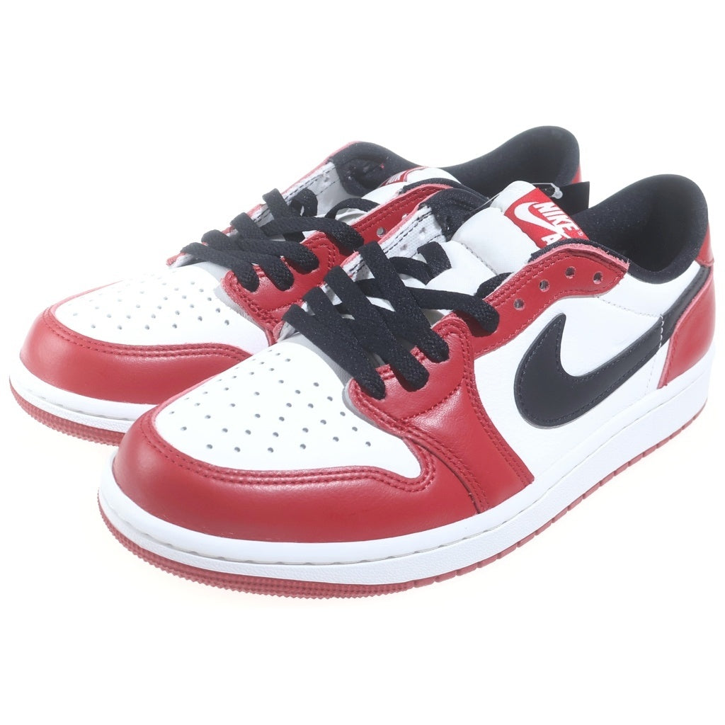 NIKE(ナイキ) AIR JORDAN 1 RETRO LOW OG CHICAGO エアジョーダン1 シカゴ ローカットスニーカー ブラック/ホワイト US9.5/27.5cm HQ6998-600