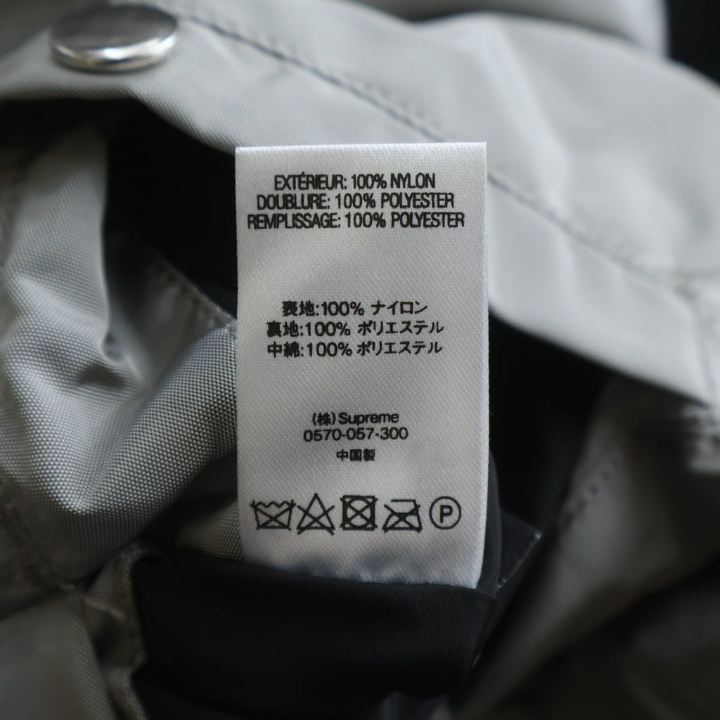 SUPREME(シュプリーム) 19SS ×Jean Paul Gaultier Backpack Bomber MA-1 ジャンポール ゴルチエ バックパック ボンバー ジップアップ フライトジャケット グレー
