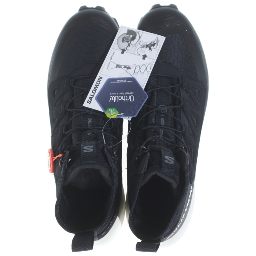 SALOMON(サロモン) ×MM6 Maison Margiela CROSS HIGH エムエム シックス メゾンマルジェラ クロスハイカットスニーカー ブラック US9.5/27.5cm 471699