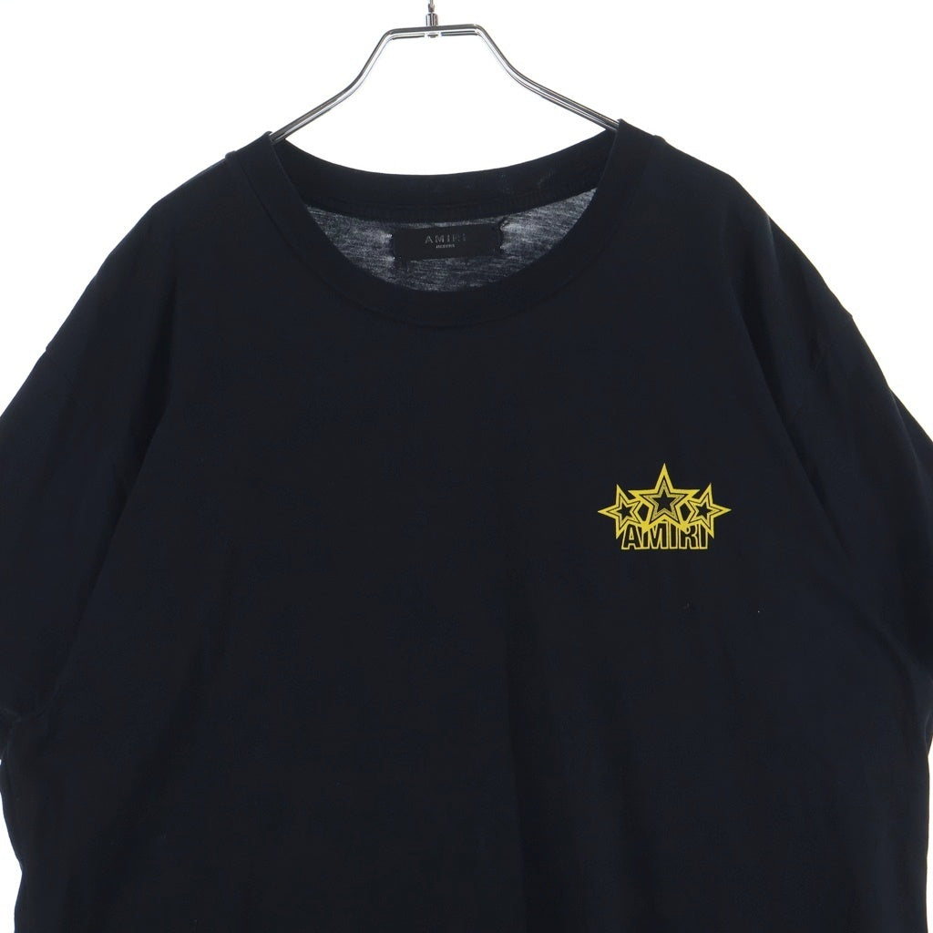 AMIRI(アミリ) 19SS FIVE STAR TEE ファイブスター バックプリント クルーネック 半袖Tシャツ カットソー ブラック
