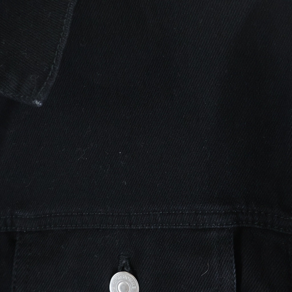 Dior HOMME(ディオールオム) フラップポケット ジップアップ デニム ジャケット Gジャン ブラック 833C416A4209 833C416A4209