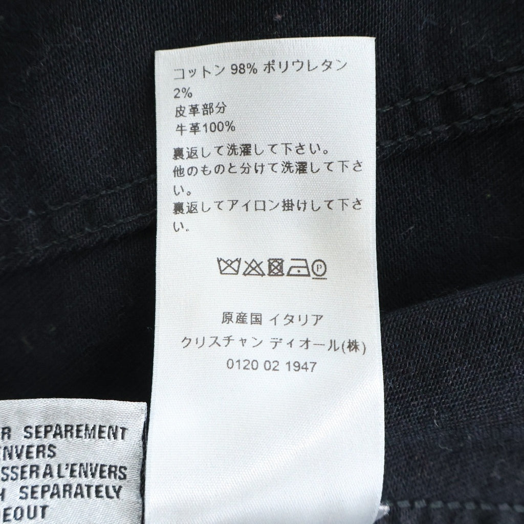 Dior HOMME(ディオールオム) フラップポケット ジップアップ デニム ジャケット Gジャン ブラック 833C416A4209 833C416A4209