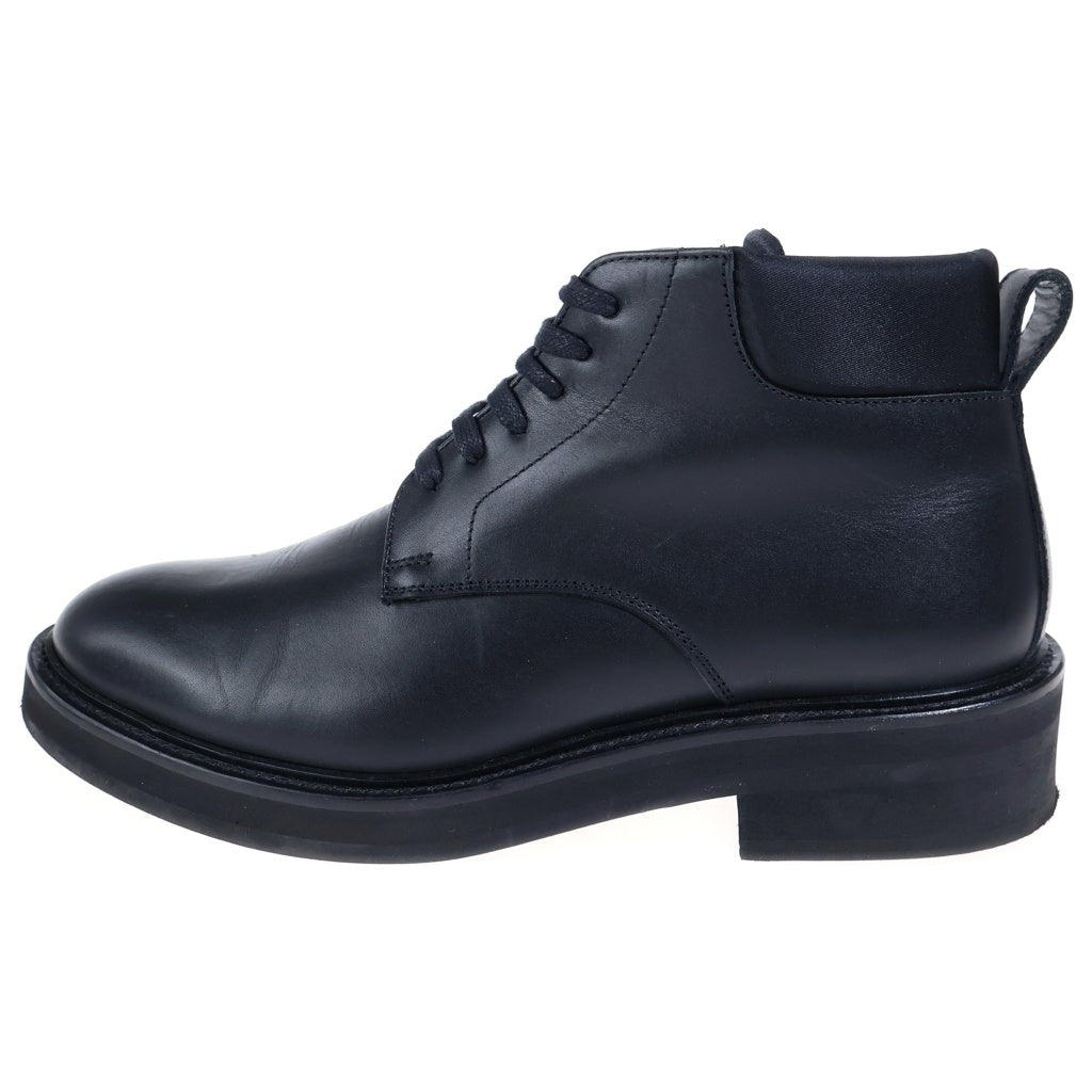 DSQUARED2(ディースクエアード) Flat Lace Up Ankle Boots アンクル レザーワークブーツ ブラック