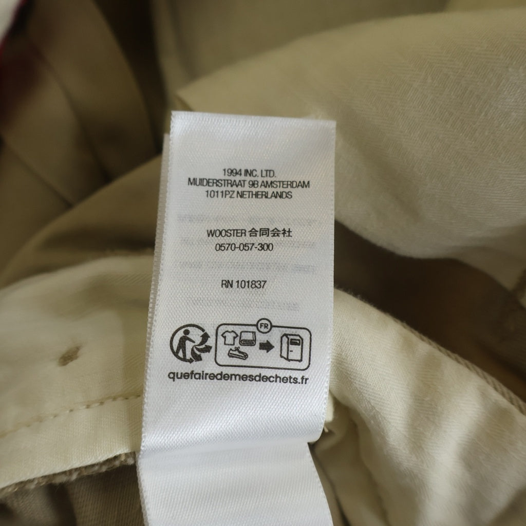 SUPREME(シュプリーム) 24SS Chino Work Pants バックポケット ロゴ刺繍 チノ ワーク パンツ ベージュ