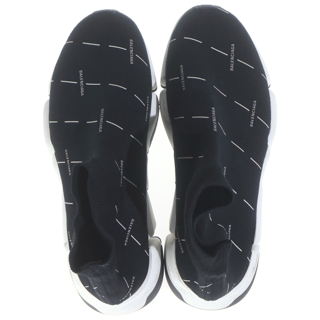 BALENCIAGA(バレンシアガ) SPEED TRAINER MID LOGO PRINT スピードトレーナー ロゴ ハイカットスニーカー ソックススニーカー ブラック