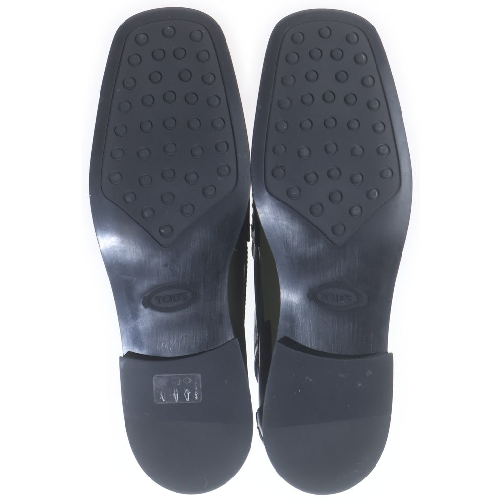 TOD'S(トッズ) TIMELESS タイムレス レザーローカット ローファー カーキ 37 レディース