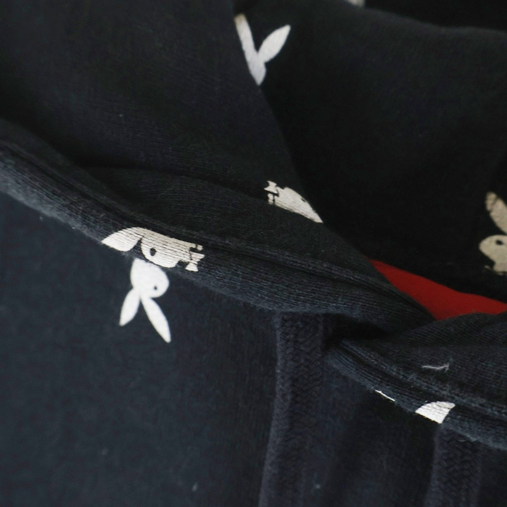 SUPREME(シュプリーム) 15AW ×Playboy Hooded Sweatshirt プレイボーイ フーデッド スウェット プルオーバー パーカー ブラック