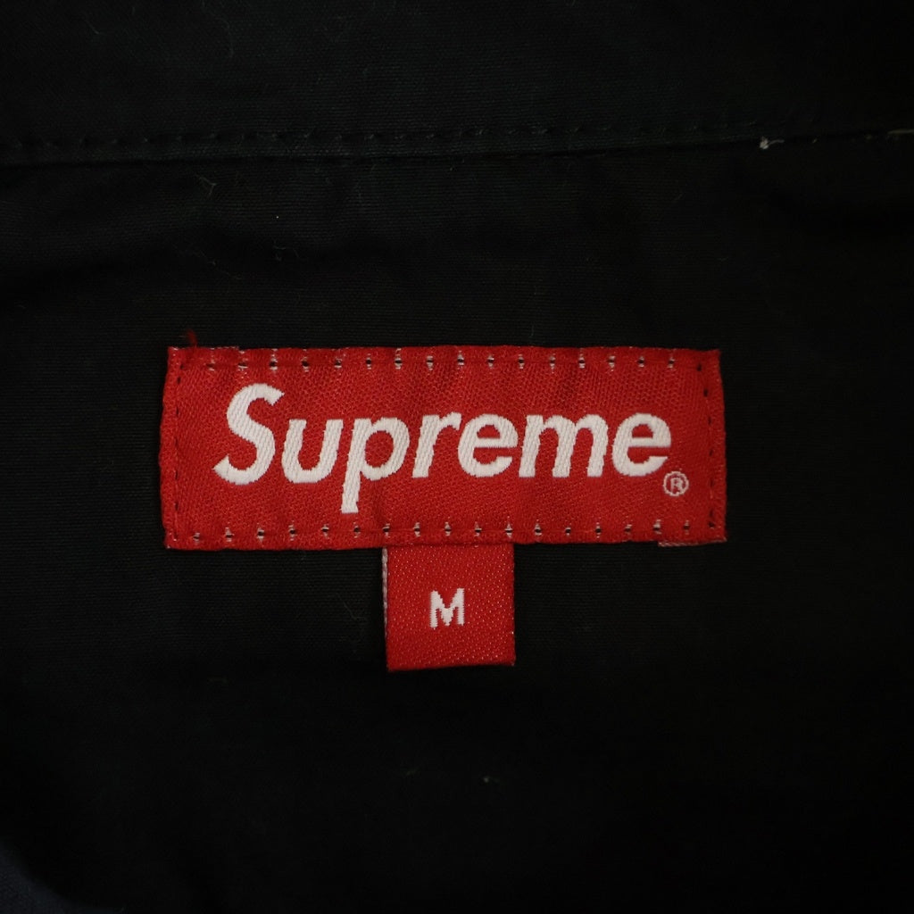 SUPREME(シュプリーム) 14SS F-1 Pullover Jacket ボックスロゴデザイン フーデッド プルオーバー ナイロン ジャケット ブラック/グリーン