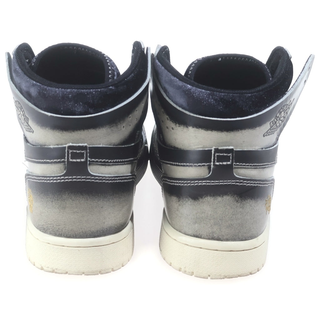 NIKE(ナイキ) AIR JORDAN1 HIGH ZOOM CMFT 2 DIA DE MUERTOS FQ8155-010 エアジョーダン1 ディア デ ムエルトス ハイカットスニーカー ブラック/ブラウン US9.5/27.5cm
