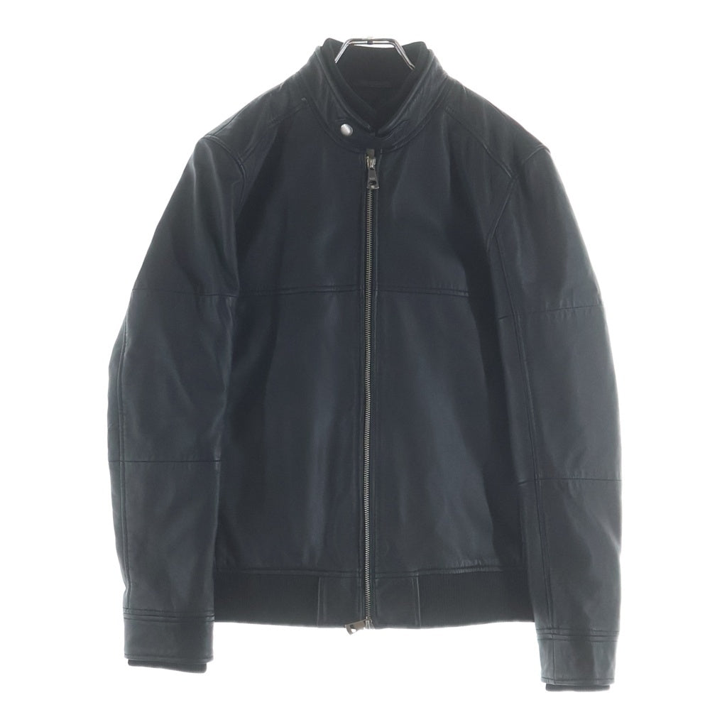 AKM(エーケーエム) Contemporary Jacket コンテンポラリー スタンドカラー シープレザー ジャケット ブラック ASO-921