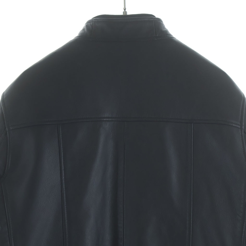AKM(エーケーエム) Contemporary Jacket コンテンポラリー スタンドカラー シープレザー ジャケット ブラック ASO-921