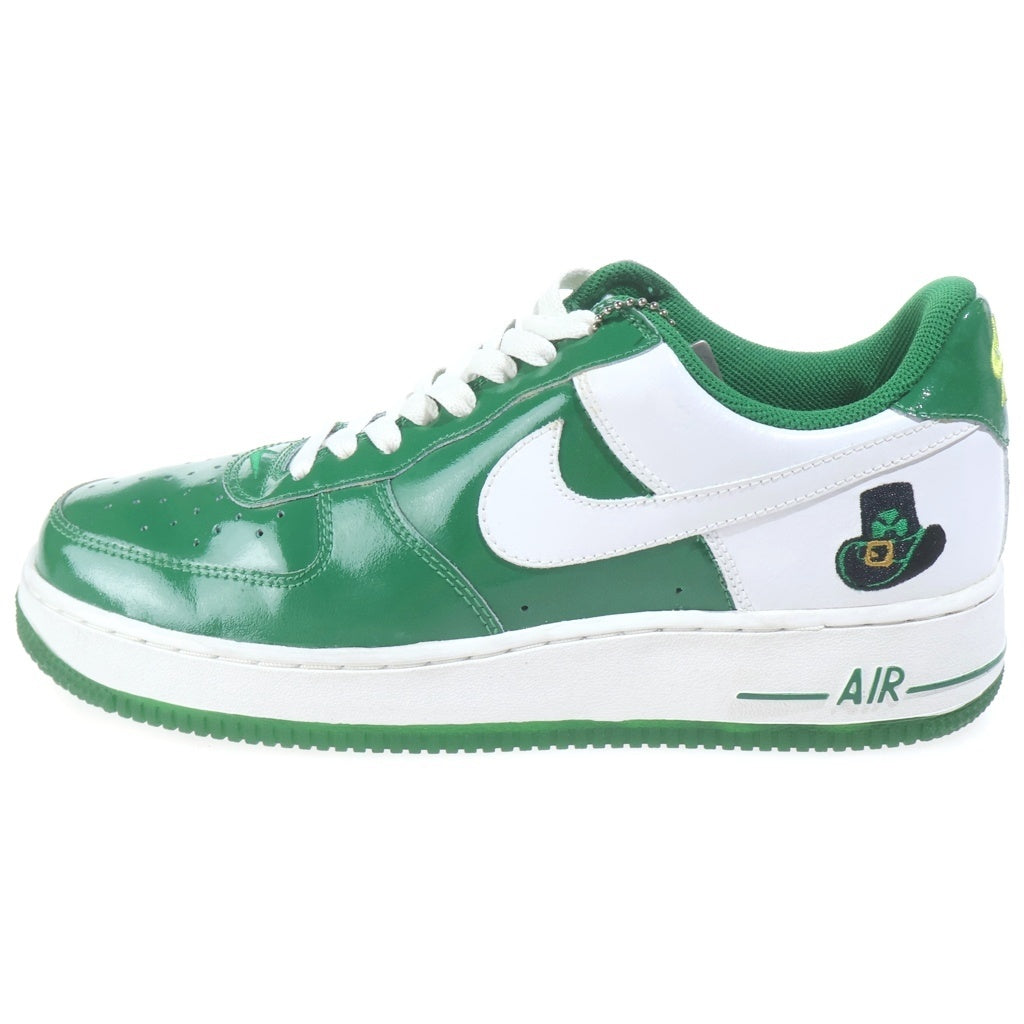 NIKE(ナイキ) 【観賞用2006年】AIR FORCE1 ST PATRICKS DAY 312945-311 エアフォース1パトリックス デイ ローカットスニーカー ホワイト/グリーン US9.5/27.5cm