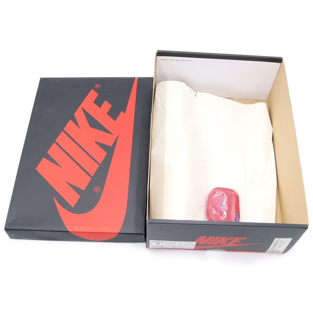 NIKE(ナイキ) AIR JORDAN1 ORIGIN STORY 555088-602 エアジョーダン1 オリジンストーリー ハイカットスニーカー レッド/ホワイト US9/27cm