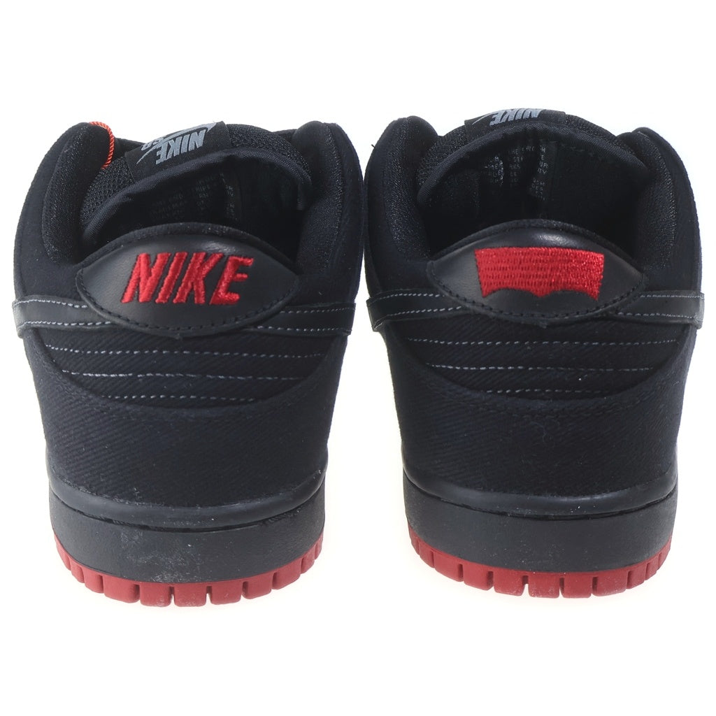 NIKE SB(ナイキエスビー) ×Levi's DUNK LOW BLACK DENIM 573901-001 リーバイス ダンク ブラック デニム ローカットスニーカー US10/28cm