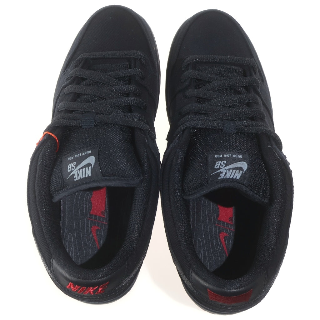 NIKE SB(ナイキエスビー) ×Levi's DUNK LOW BLACK DENIM 573901-001 リーバイス ダンク ブラック デニム ローカットスニーカー US10/28cm