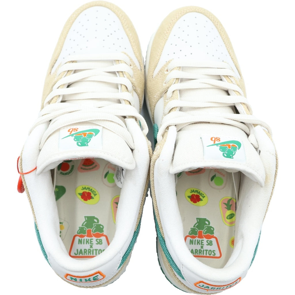 NIKE SB(ナイキエスビー) ×Jarritos DUNK LOW PHANTOM AND MALACHITE FD0860-001 ハリトス ダンク ファントム アンド マラカイト ローカットスニーカー US10/28cm