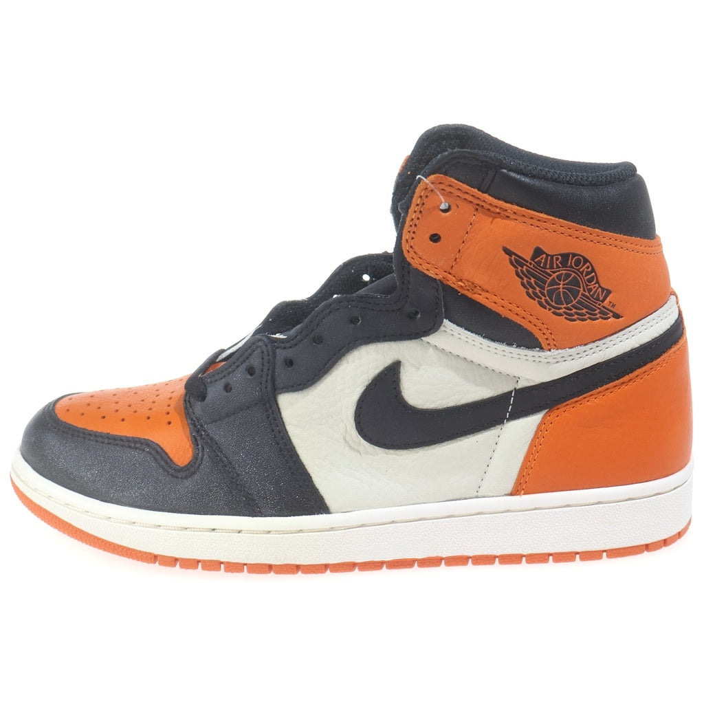 NIKE(ナイキ) 【観賞用 2015年】 AIR JORDAN 1 RETRO HIGH OG SHATTERD BACKBOARD エアジョーダン1 レトロ シャッタードバックボード ハイカットスニーカー US9/27cm 555088-005