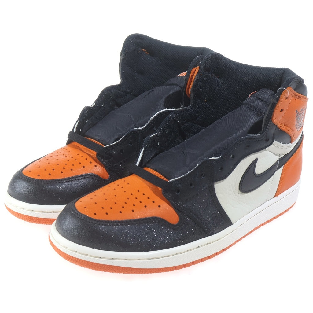 NIKE(ナイキ) 【観賞用 2015年】 AIR JORDAN 1 RETRO HIGH OG SHATTERD BACKBOARD エアジョーダン1 レトロ シャッタードバックボード ハイカットスニーカー US9/27cm 555088-005