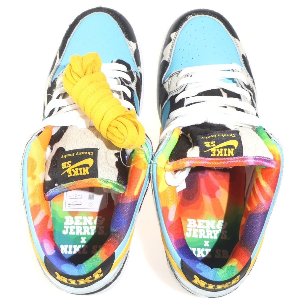 NIKE SB(ナイキエスビー) ×BEN & JERRY'S DUNK LOW CHUNKY DUNKY SPECIAL BOX CU3244-100 ローカットスニーカー US9.5/27.5cm CU3244-100