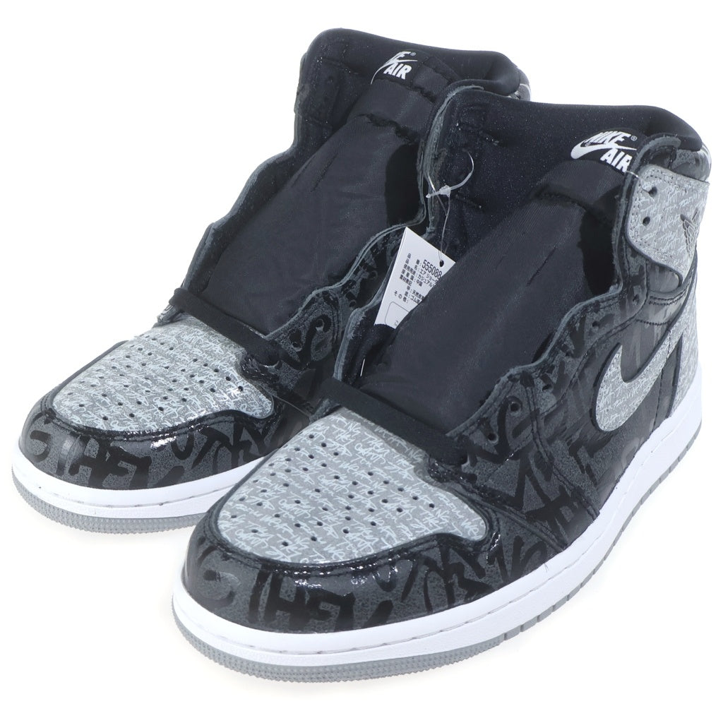 NIKE(ナイキ) AIR JORDAN 1 HIGH OG REBELLIONAIRE エアジョーダン1 ハイ OG リベリオネア ハイカットスニーカー ブラック US9/27cm 555088-036