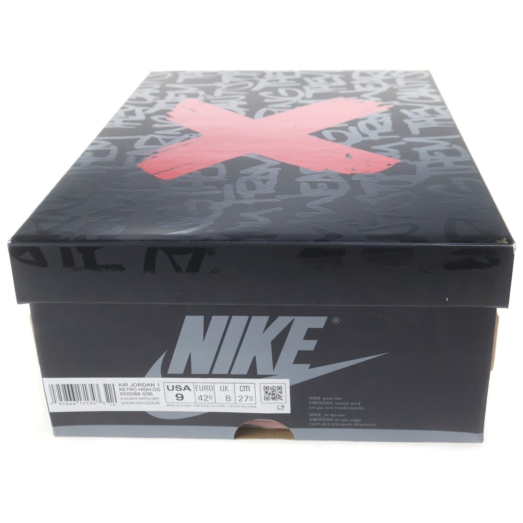 NIKE(ナイキ) AIR JORDAN 1 HIGH OG REBELLIONAIRE エアジョーダン1 ハイ OG リベリオネア ハイカットスニーカー ブラック US9/27cm 555088-036