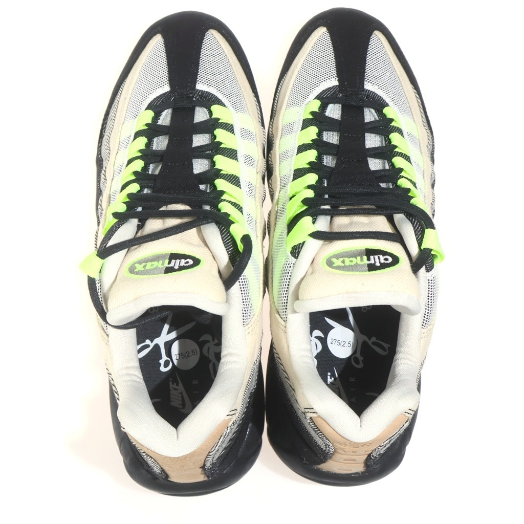 NIKE(ナイキ) ×DENHAM AIR MAX95 VOLT DD9519-001 デンハム エアマックス95 ボルト ローカットスニーカー マルチ US9.5/27.5cm DD9519-001