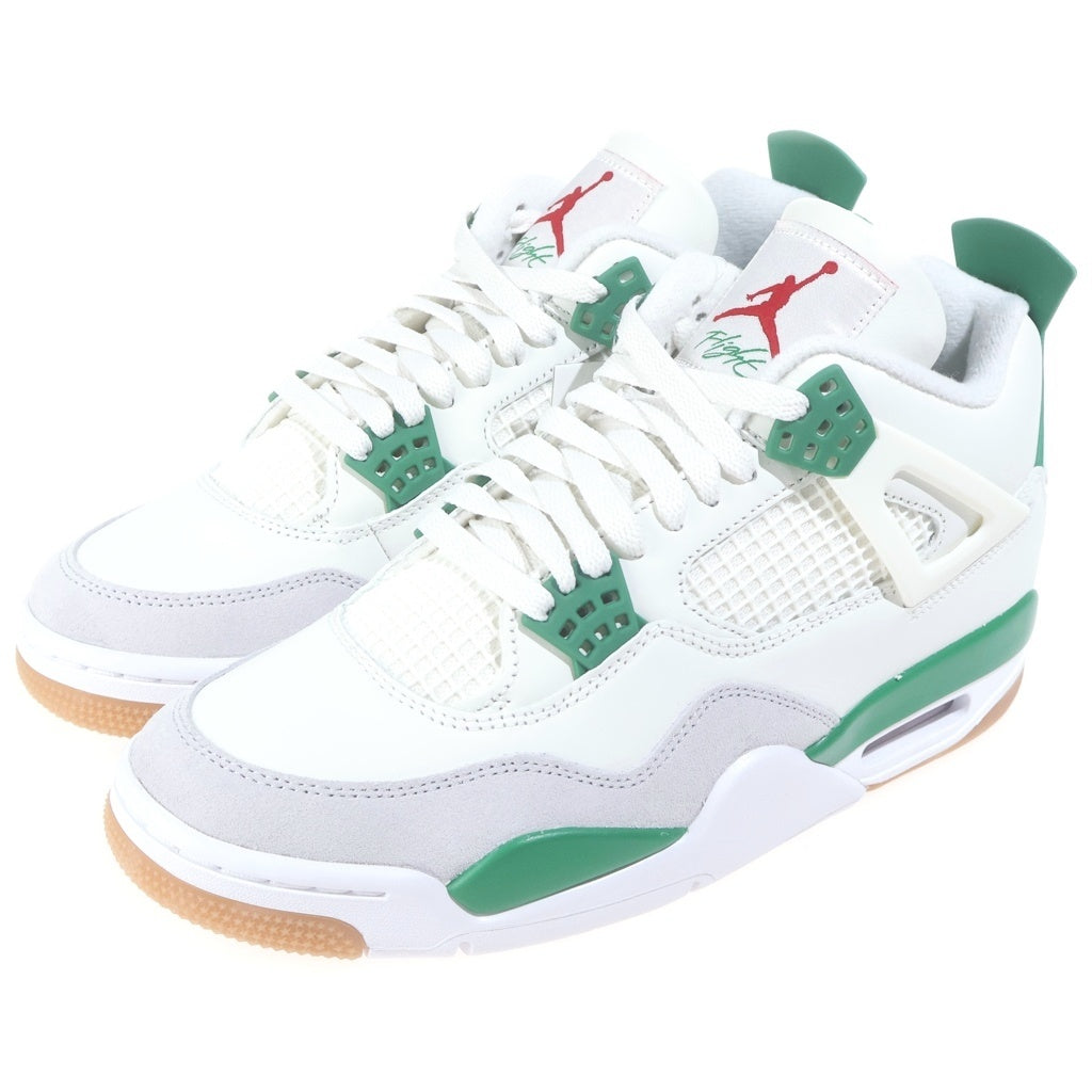 NIKE SB(ナイキエスビー) AIR JORDAN 4 RETRO SP PINE GREEN エアジョーダン4 レトロ SP パイングリーン ハイカットスニーカー ホワイト/グリーン US9/27cm DR5415-103