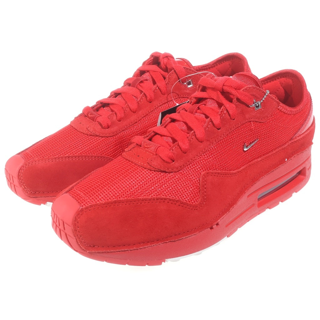 NIKE(ナイキ) ×Jacquemus WMNS AIR MAX1 SP HM6690-600 ジャックムス ウィメンズ エアマックス1 ローカットスニーカー レッド US10.5/27.5cm HM6690-600