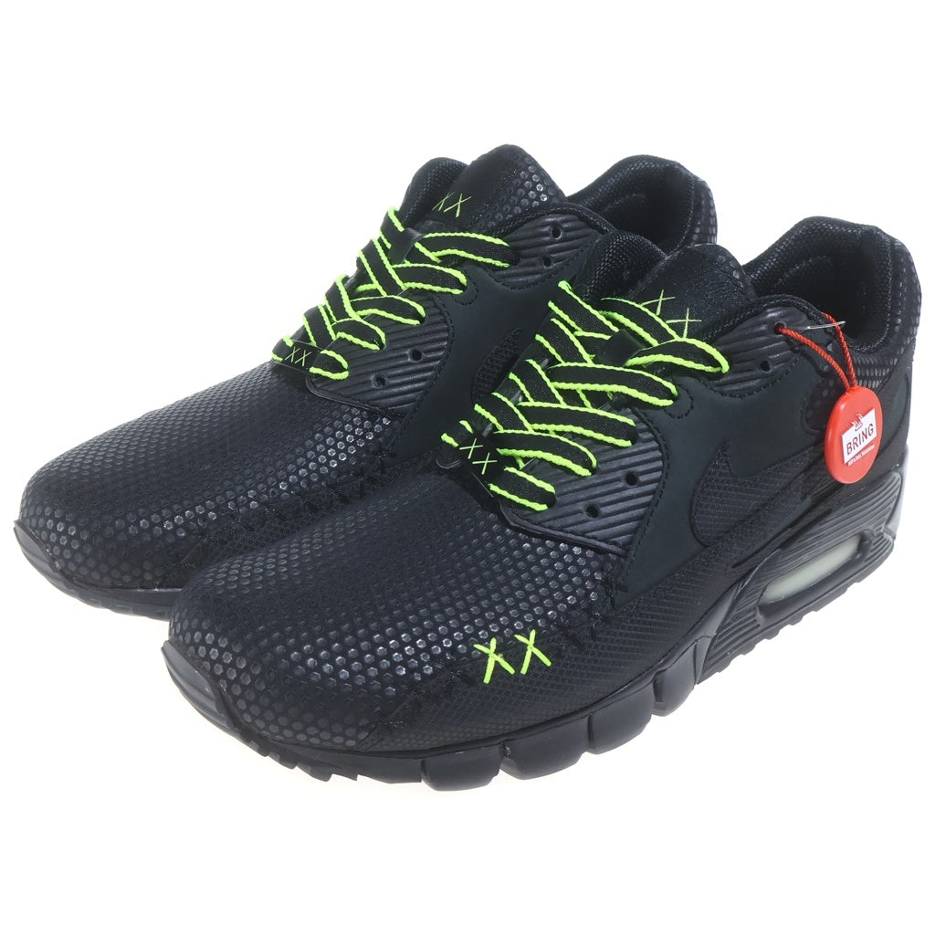 NIKE(ナイキ) ×KAWS AIR MAX90 CURRENT PRM 346114-001 カウズ エアマックス90 カレント プレミアム ローカットスニーカー ブラック US9/27cm
