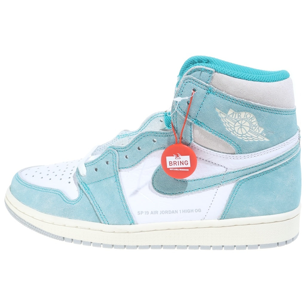 NIKE(ナイキ) AIR JORDAN 1 RETRO HIGH OG TURBO GREEN 555088-311 エアジョーダン1 レトロ ハイ ターボグリーン ハイカットスニーカー ブルー/ホワイト US9/27cm