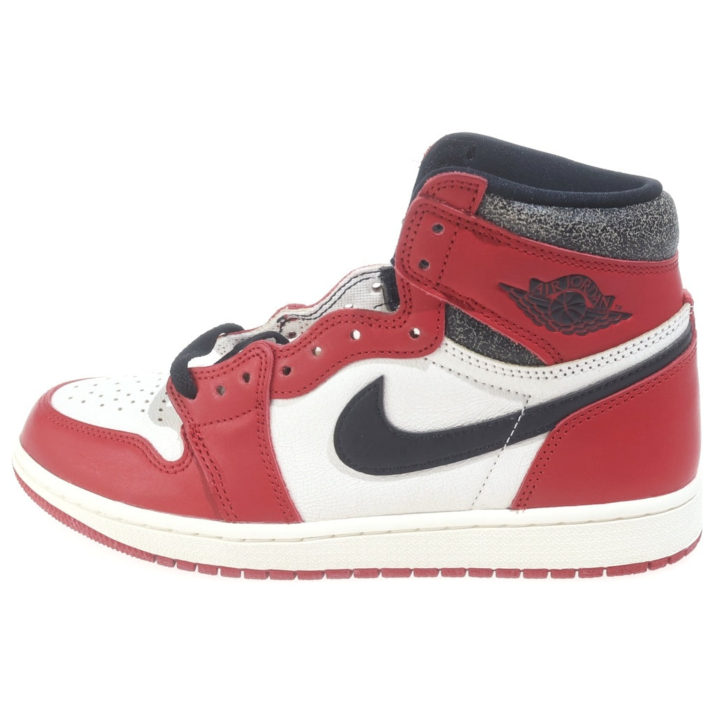 NIKE(ナイキ) AIR JORDAN 1 HIGH OG LOST & FOUND CHICAGO DZ5485-612 エアジョーダン1 ハイ OG ロスト&ファウンド シカゴ ハイカットスニーカー レッド/ホワイト US9/27cm DZ5485-612