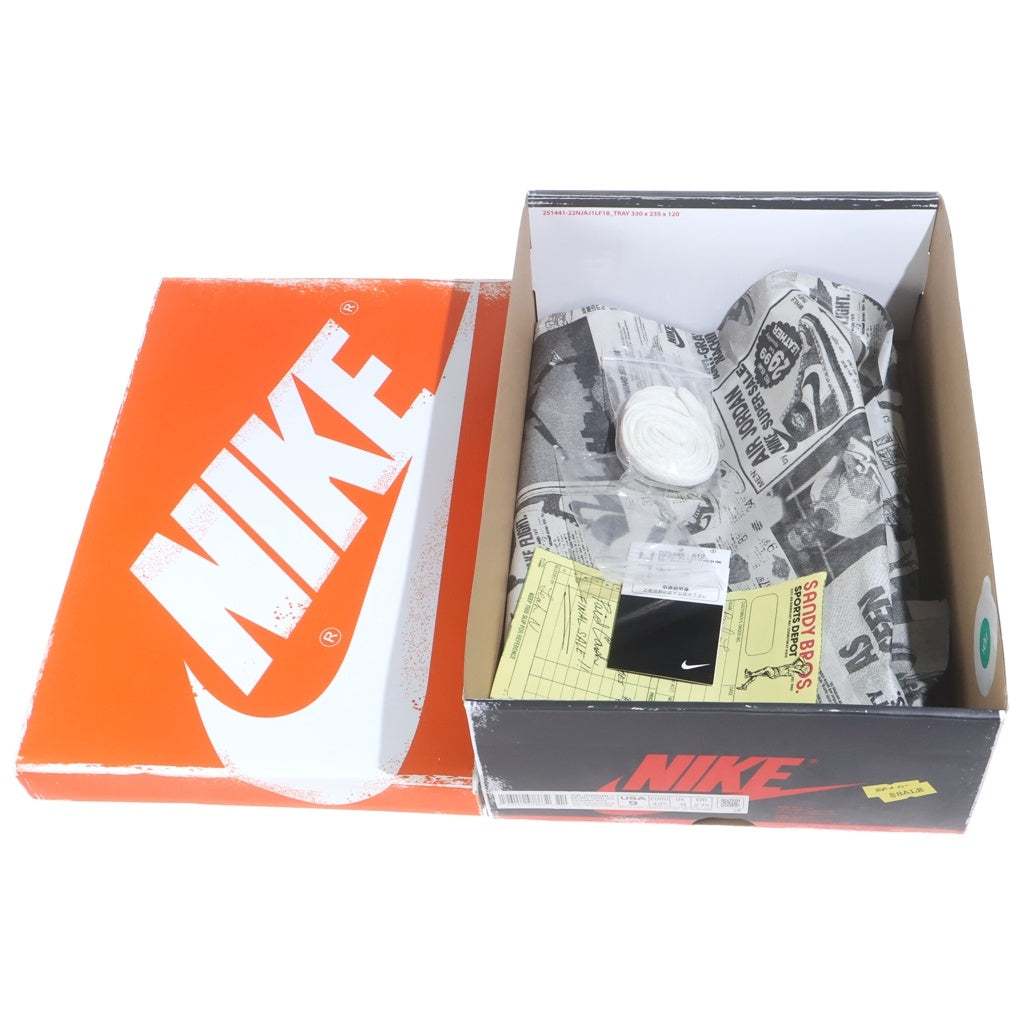 NIKE(ナイキ) AIR JORDAN 1 HIGH OG LOST & FOUND CHICAGO DZ5485-612 エアジョーダン1 ハイ OG ロスト&ファウンド シカゴ ハイカットスニーカー レッド/ホワイト US9/27cm DZ5485-612