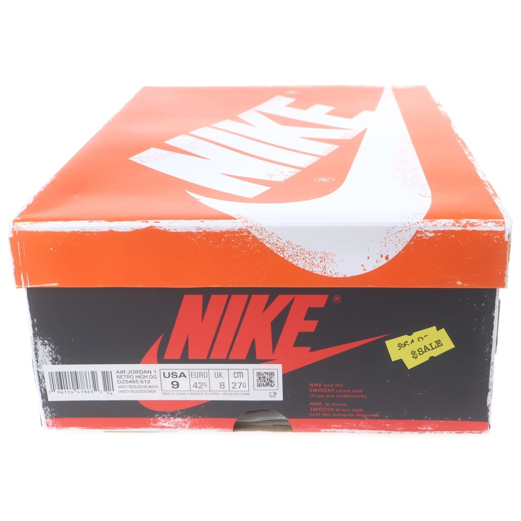 NIKE(ナイキ) AIR JORDAN 1 HIGH OG LOST & FOUND CHICAGO DZ5485-612 エアジョーダン1 ハイ OG ロスト&ファウンド シカゴ ハイカットスニーカー レッド/ホワイト US9/27cm DZ5485-612