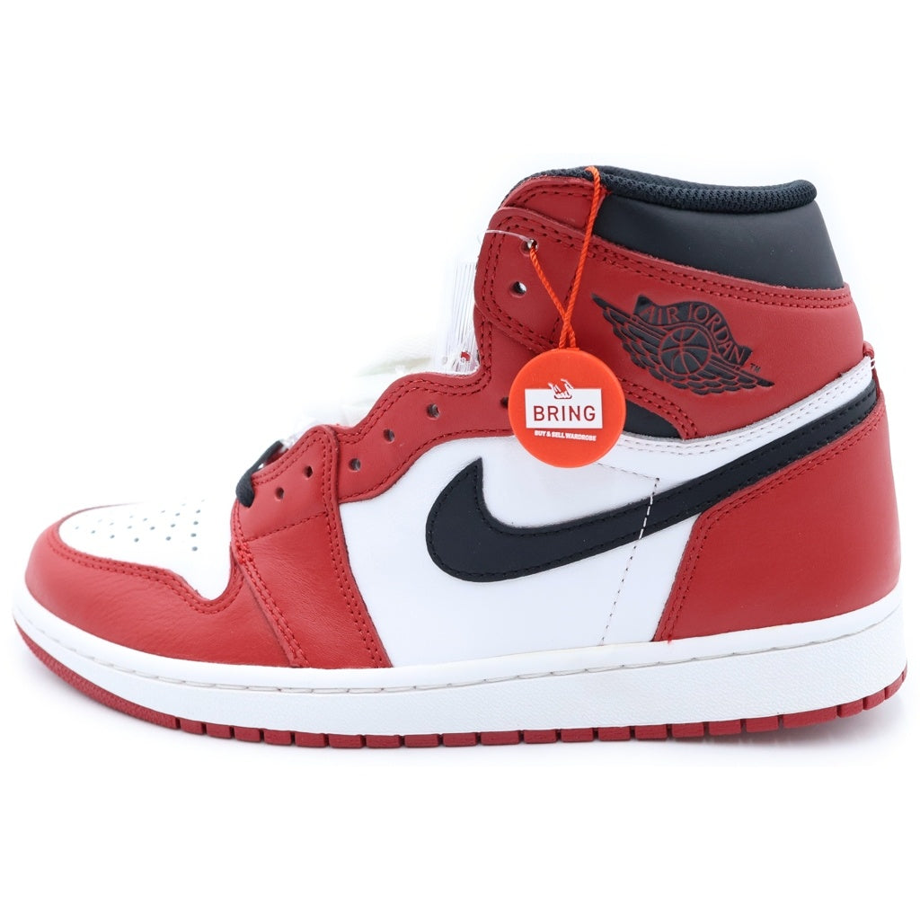 NIKE(ナイキ) 【観賞用 2015年製】 AIR JORDAN 1 RETRO HIGH CHICAGO 555088-101 エアジョーダン1 レトロ ハイ シカゴ ハイカットスニーカー レッド/ホワイト US9/27cm