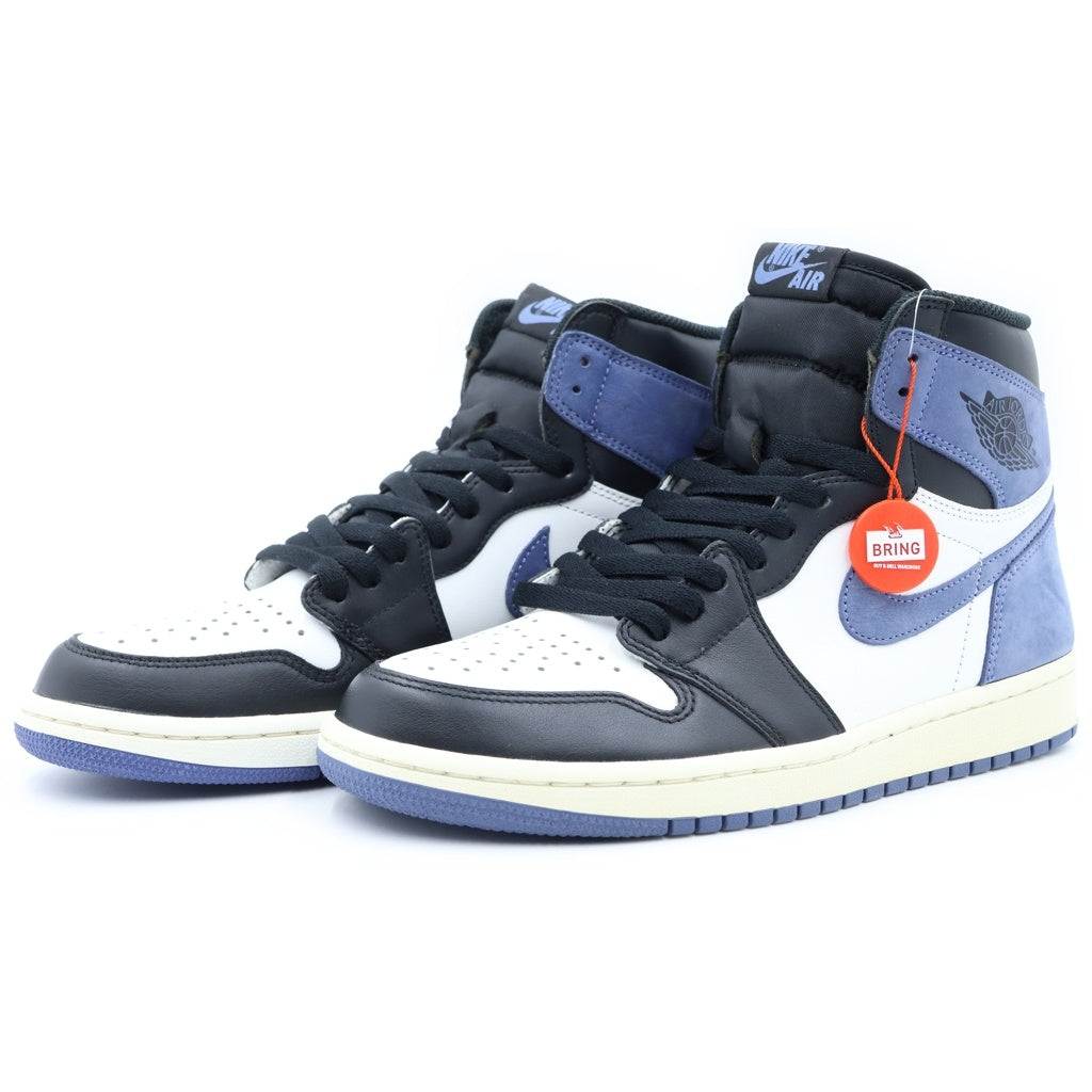 NIKE(ナイキ) AIR JORDAN 1 RETRO HIGH OG BLUE MOON 555088-115 エアジョーダンワン ブルームー ハイカットスニーカー ブラック/ホワイト/ブルー US9/27cm 555088-115