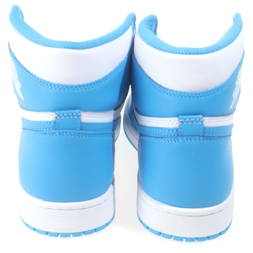 NIKE(ナイキ) AIR JORDAN 1 RETRO HIGH UNC エアジョーダン1 レトロ ハイ UNC ハイカットスニーカー ブルー/ホワイト US9/27cm 555088-117