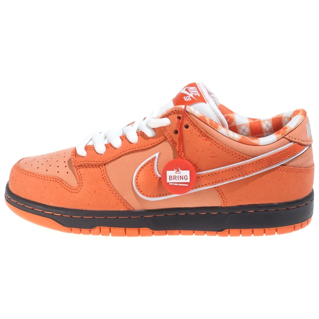 NIKE SB(ナイキエスビー) ×CONCEPTS DUNK LOW ORANGE LOBSTER SPECIAL BOX (BE@RBRICK 400%&100%) コンセプツ ダンク スペシャルボックス ローカットスニーカー US9.5/27.5cm FD8776-800
