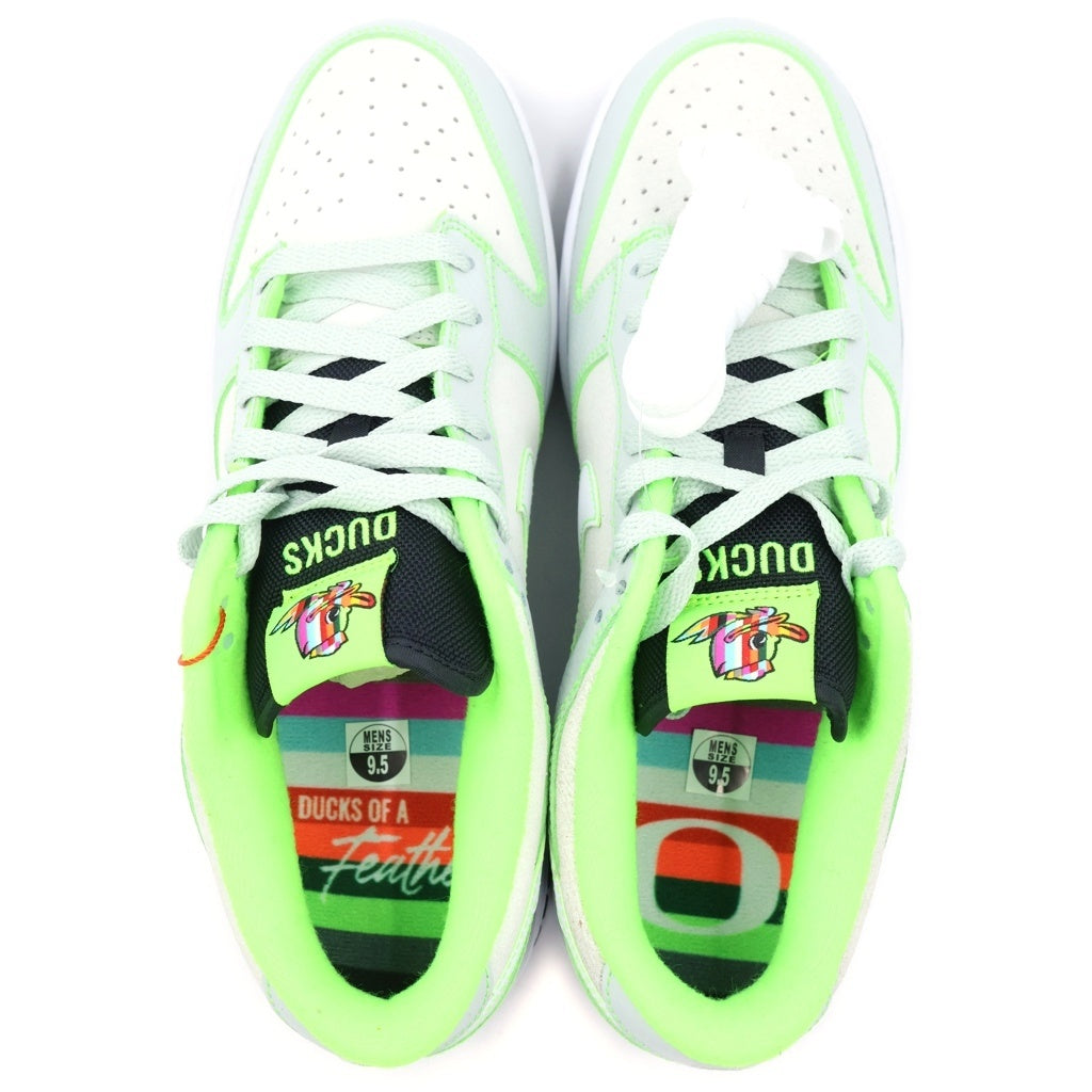 NIKE(ナイキ) DUNK LOW UNIVERSITY OF OREGON PE FQ7260-001 ユニバーシティオブオレゴン ローカットスニーカー ホワイト/グリーン US9.5/27.5cm FQ7260-001