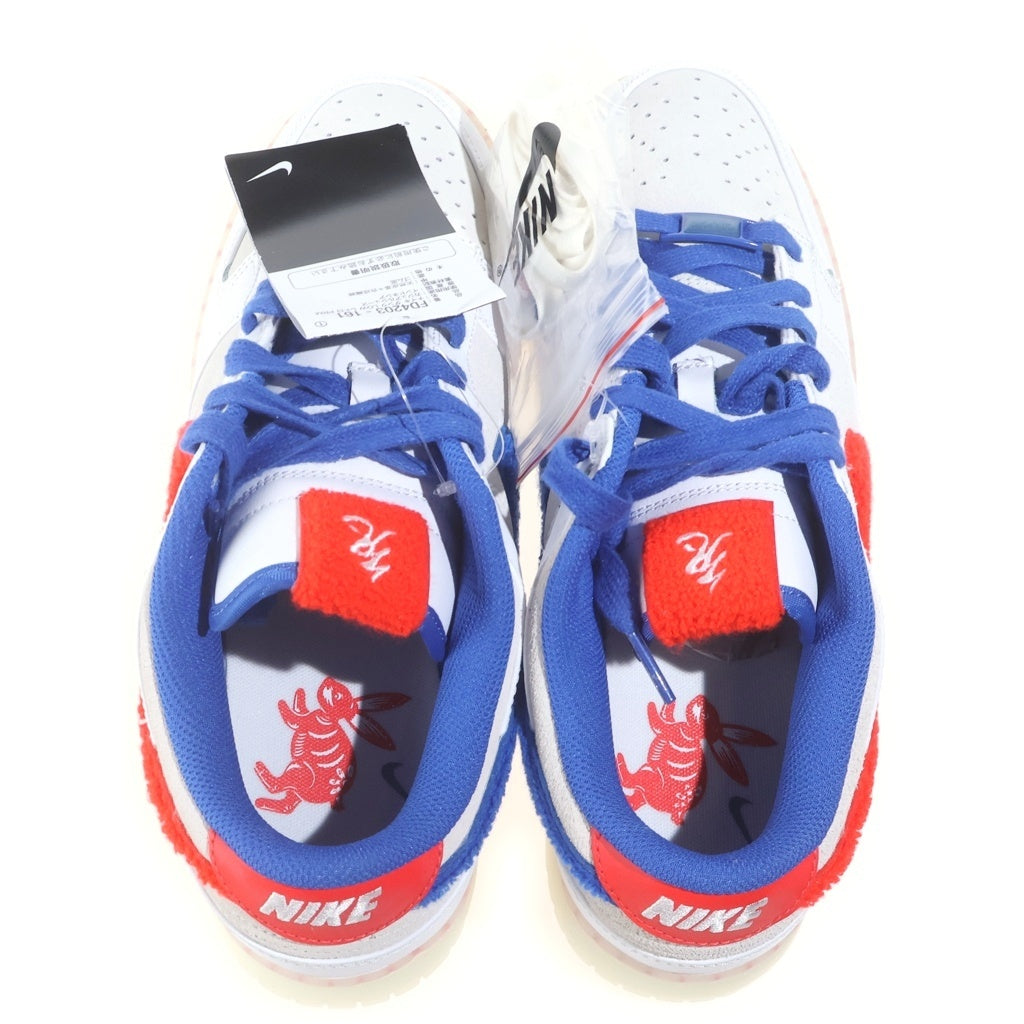 NIKE(ナイキ) DUNK LOW RETRO PREMIUM YEAR OF THE RABBIT ダンク ロー レトロ プレミアム イヤー オブ ザ ラビット ローカットスニーカー ホワイト/レッド/ブルー US9.5/27.5cm FD4203-161