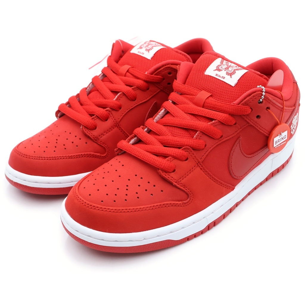 NIKE SB(ナイキエスビー) ×GIRLS DON'T CRY DUNK LOW PRO QS RED VERDY BQ6832-600 ガールズドントクライ ダンク ローカットスニーカー レッド US9/27cm