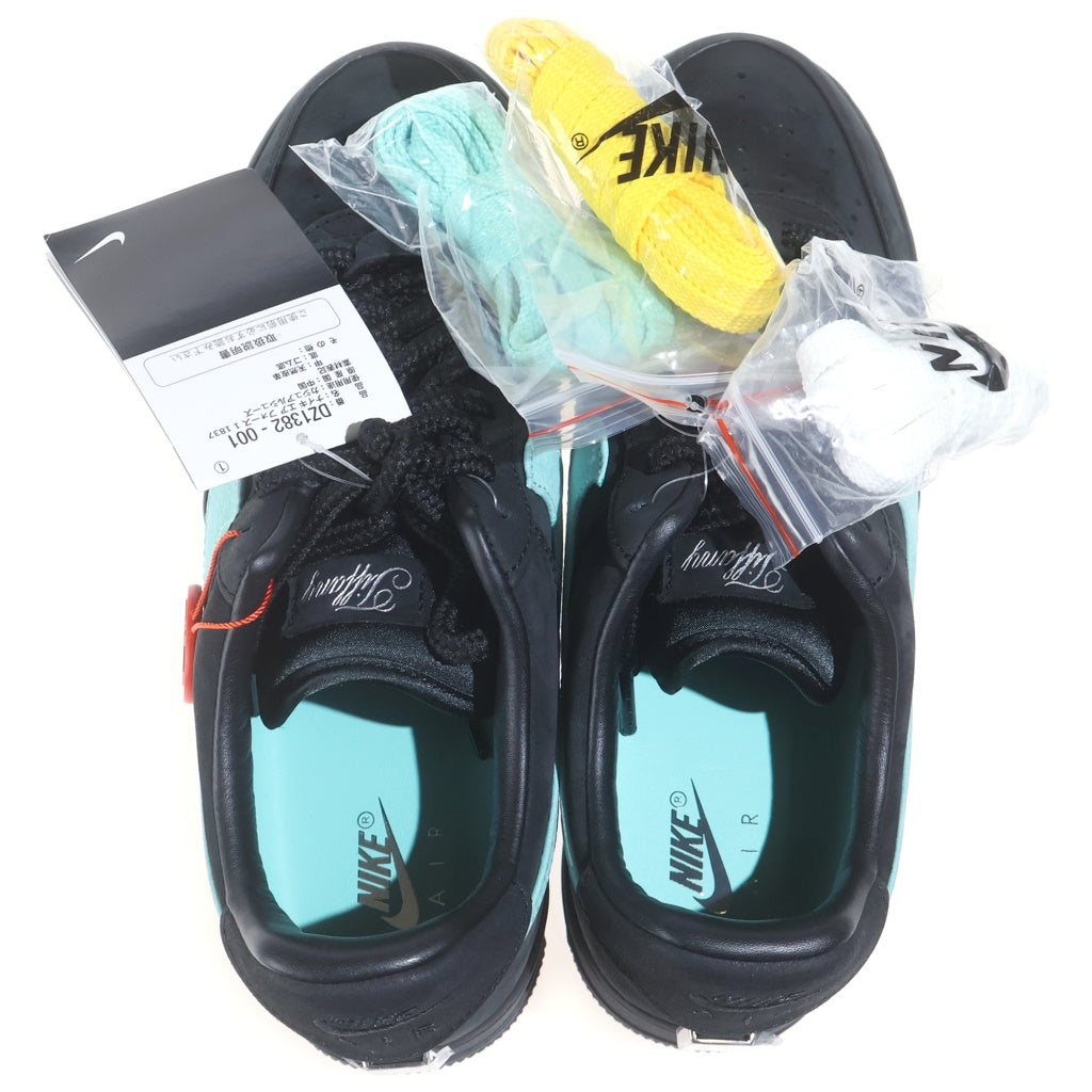 NIKE(ナイキ) ×TIFFANY&CO AIR FORCE 1 LOW 1837 DZ1382-001 ×ティファニー エアフォース1 ローカットスニーカー シューズ US9/27cm DZ1382-001