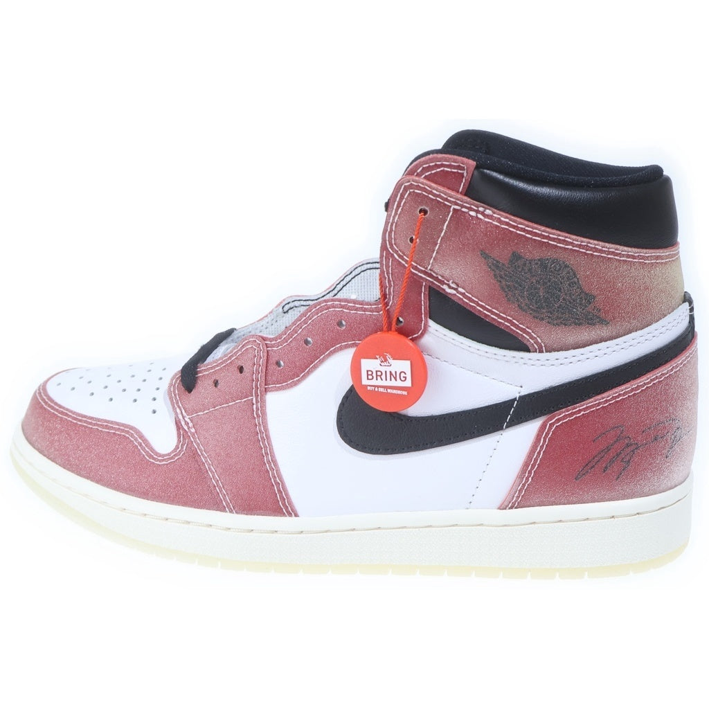 NIKE(ナイキ) ×Trophy Room AIR JORDAN1 RETRO HIGH OG CHICAGO DA2728-100 トロフィールーム エアジョーダン1 レトロ シカゴ ハイカットスニーカー